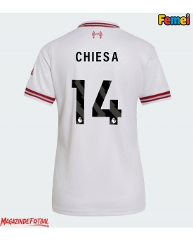 Liverpool Federico Chiesa #14 Tricou Fotbal Replică 2026-27 Femei Deplasare